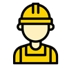 Crane operators with expertise on construction sites